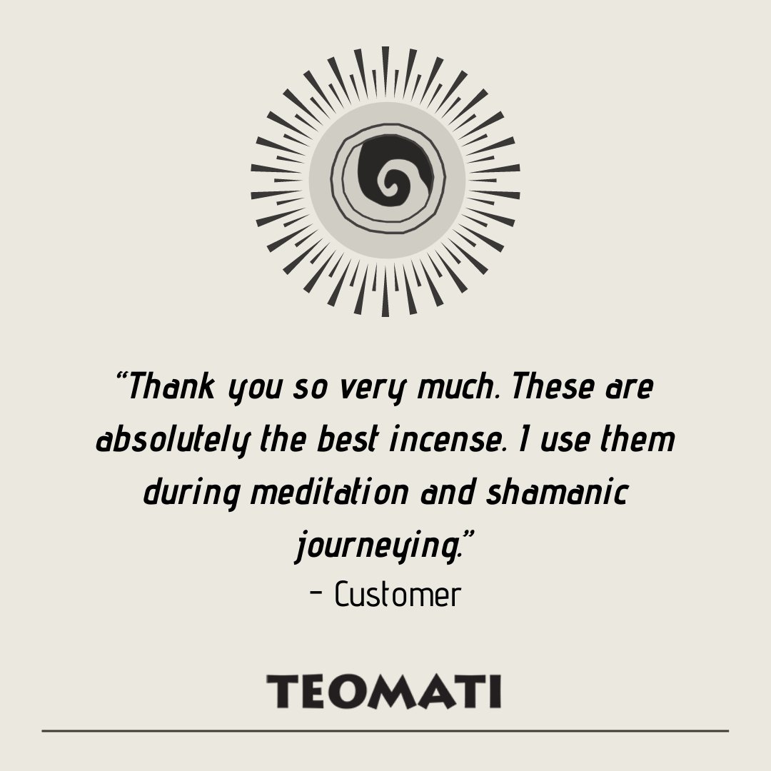 "The aroma takes you to a spiritual place. Most amazing scent. I use these every time I do a reading."
